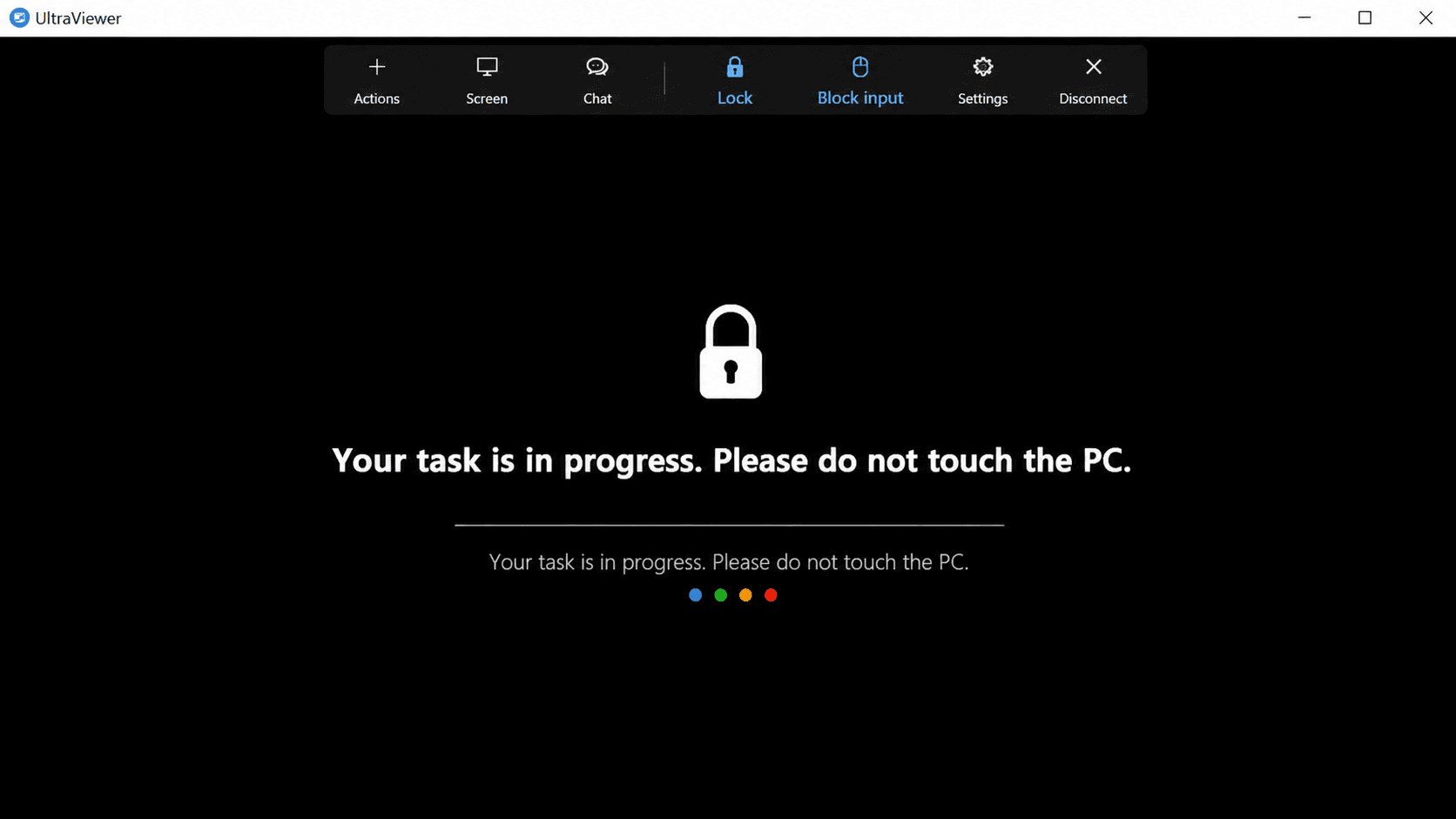Black Screen For Clint PC Remote Work (LifeTime)
